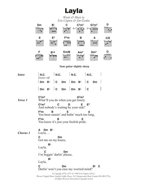 layla chords